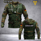PHN Personalized German Army 3D Printed Shirt APR-DT07