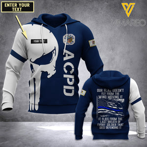 PHN PERSONALIZED Chicago Police Department (CPD) HOODIE 3D PRINTED JUL-LN15
