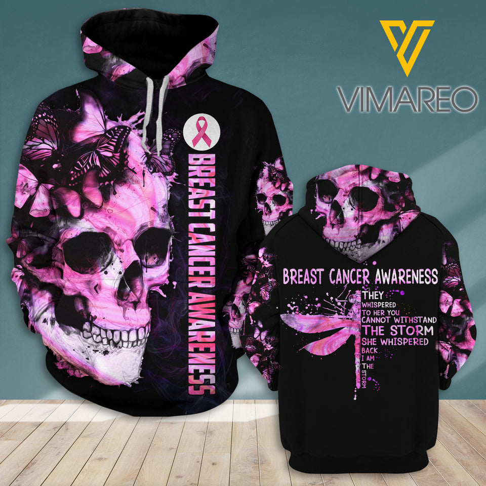 PHN Breast Cancer Awareness HOODIE 3D PRINTED SEP-DT24