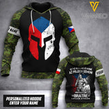 PHN PERSONALIZED Czech HOODIE 3D PRINTED MAR-DT30