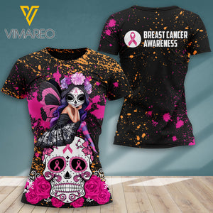 PHN Breast Cancer Awareness TSHIRT 3D PRINTED SEP-DT24