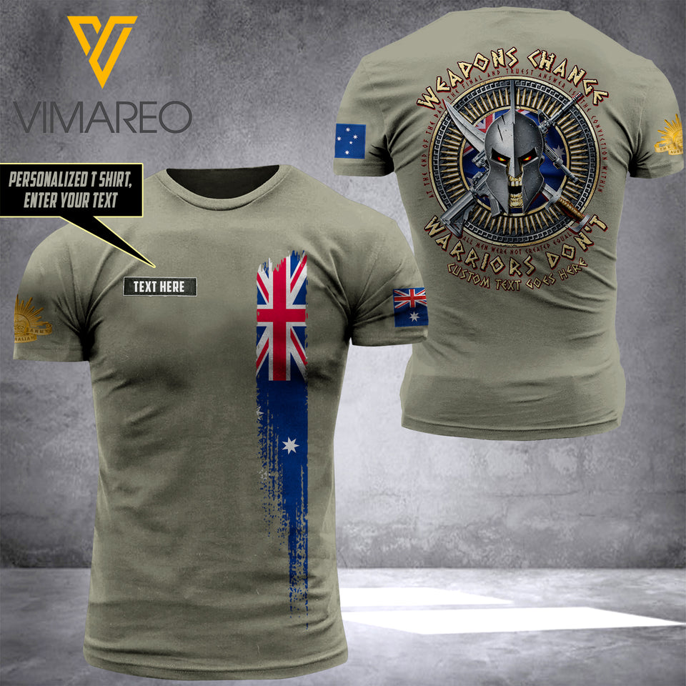 PHN PERSONALIZED AUSTRALIAN ARMY HOODIE 3D PRINTED APR-QH07