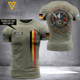 PHN PERSONALIZED GERMAN ARMY HOODIE 3D PRINTED APR-QH07