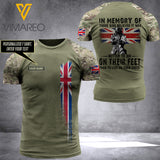 PHN Personalized British Army 3D Printed T-Shirt JUL-HQ16