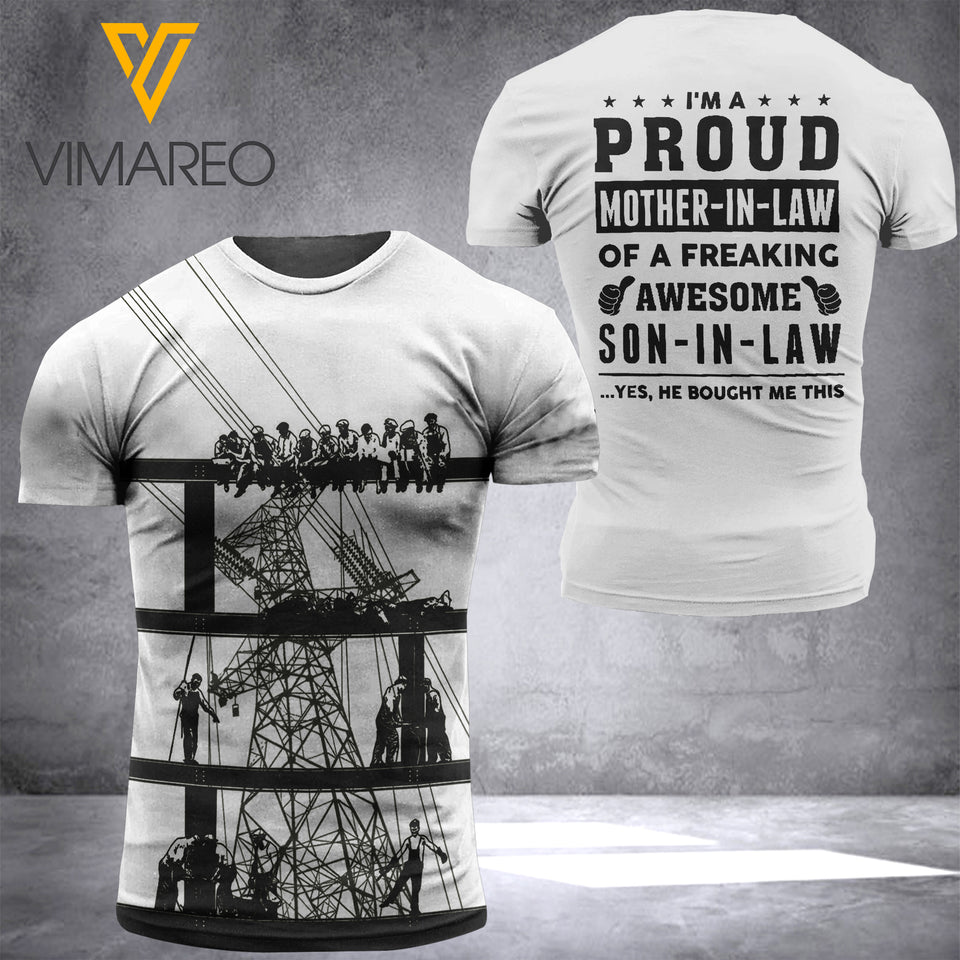 PHN HAPPY MOTHER'S DAY - SON IN LAW IRONWORKER TSHIRT PRINTED APR-QH09