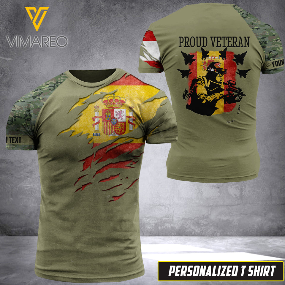 PHN PERSONALIZED Spanish Soldier HOODIE 3D PRINTED APR-LN08