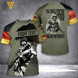 Customized German Soldier 3D Printed Combat Shirt EZHQ110621