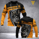 Customized Ironworker Hoodie 3D Printed EZQ130521