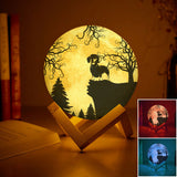 DH Dachshund Dog Moon Lamp HQ1908