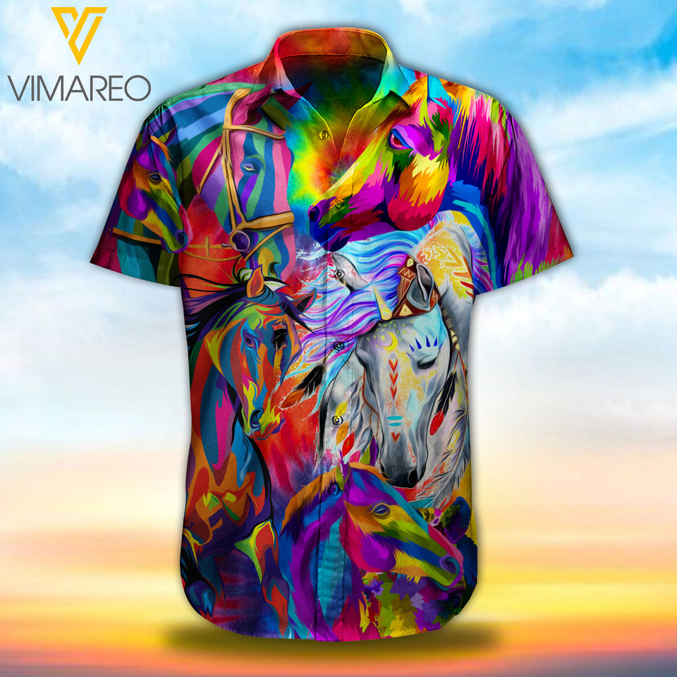 VM Horse 3d hawaii shirt 0803