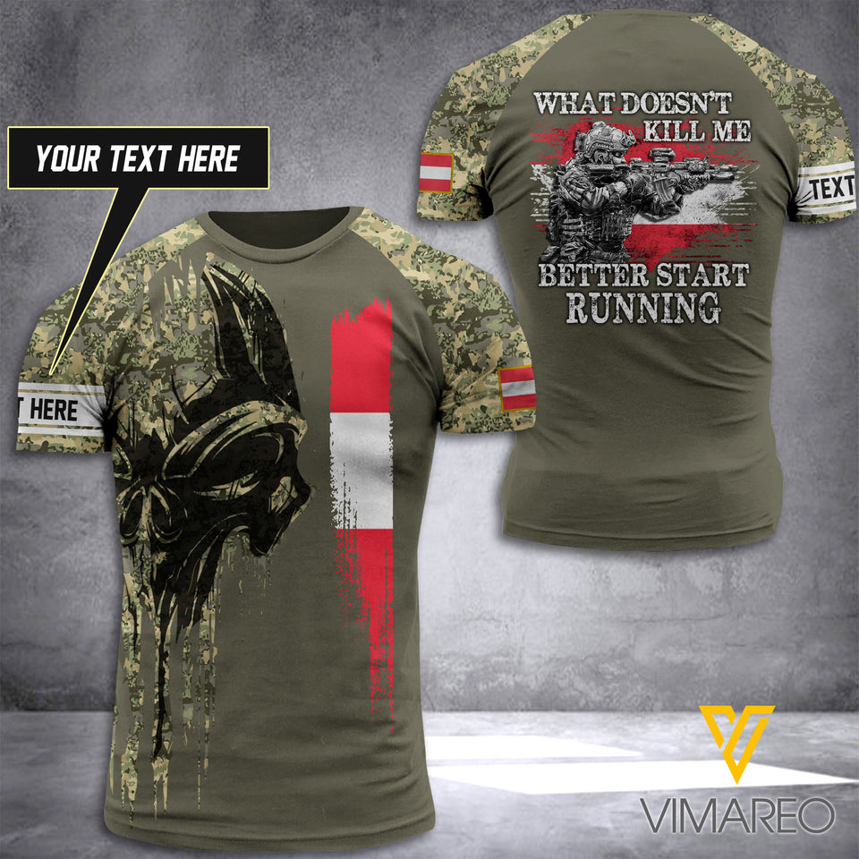 Customized Austrian Soldier 3D Printed Combat Shirt EZQ40521