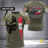 Customized Austrian Soldier 3D Printed Combat Shirt EZQ40521