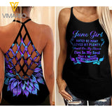 June Girl hate money Criss-Cross Open Back Camisole Tank Top 3 style ZT1403