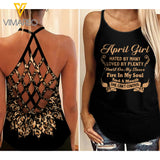 April Girl hate money Criss-Cross Open Back Camisole Tank Top 3 style ZT1403