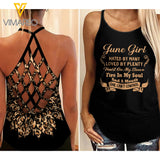 June Girl hate money Criss-Cross Open Back Camisole Tank Top 3 style ZT1403