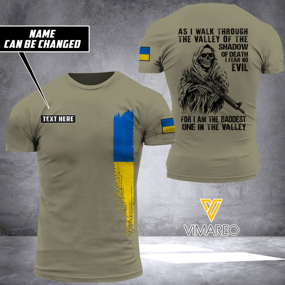 DH Personalized Ukraine Soldier/Veterans Tshirt 3D Printed HQ250421 v2