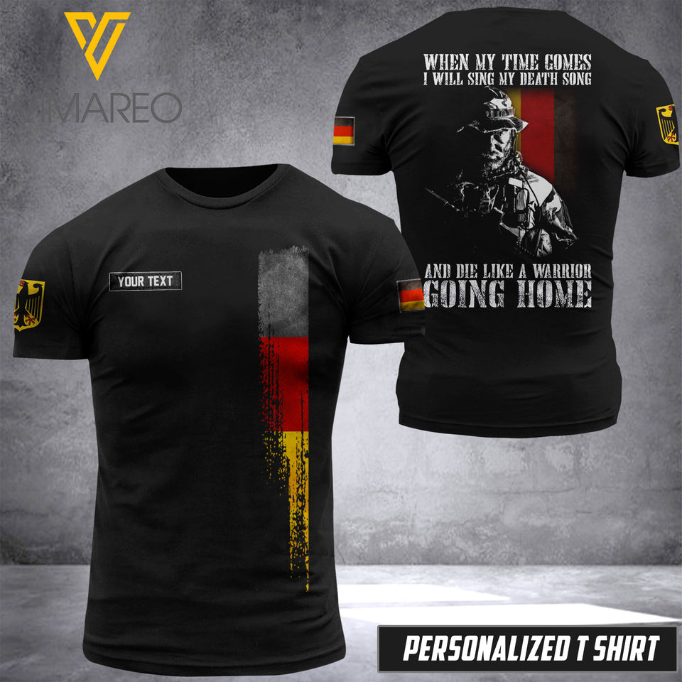 Customized German Soldier 3D Printed Combat Shirt EZHQ030621