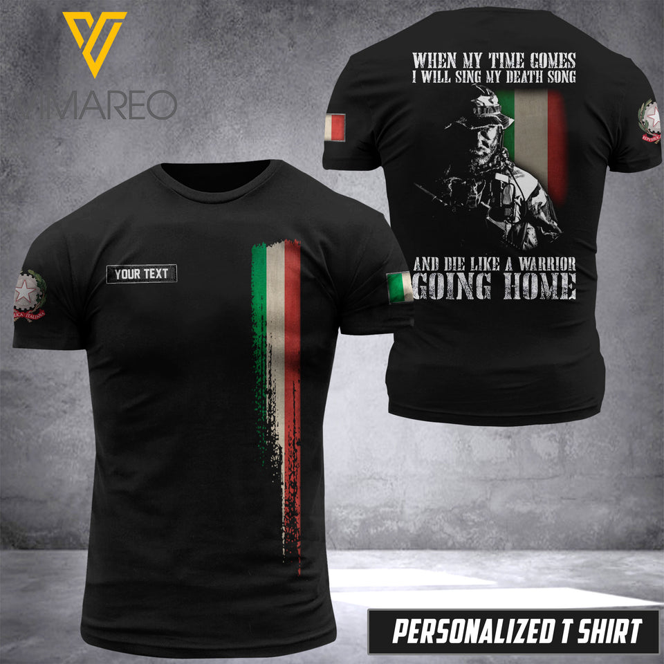 Customized Italian Soldier 3D Printed Combat Shirt EZHQ030621
