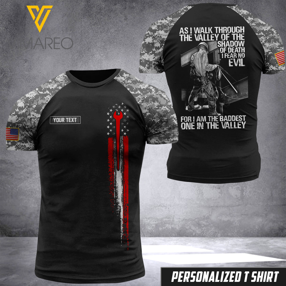 Customized Ironworker 3D Printed Combat Shirt EZQ1504