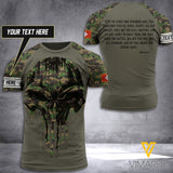 Customized Swiss Soldier 3D Printed Shirt EZHQ310521