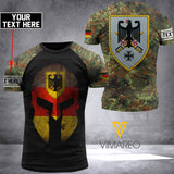 Customized German soldier 3D Printed Combat Shirt EZQ1604
