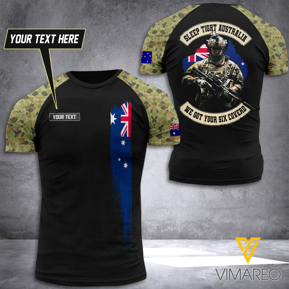 Customized Australian Soldier 3D Printed Combat Shirt EZHQ150621