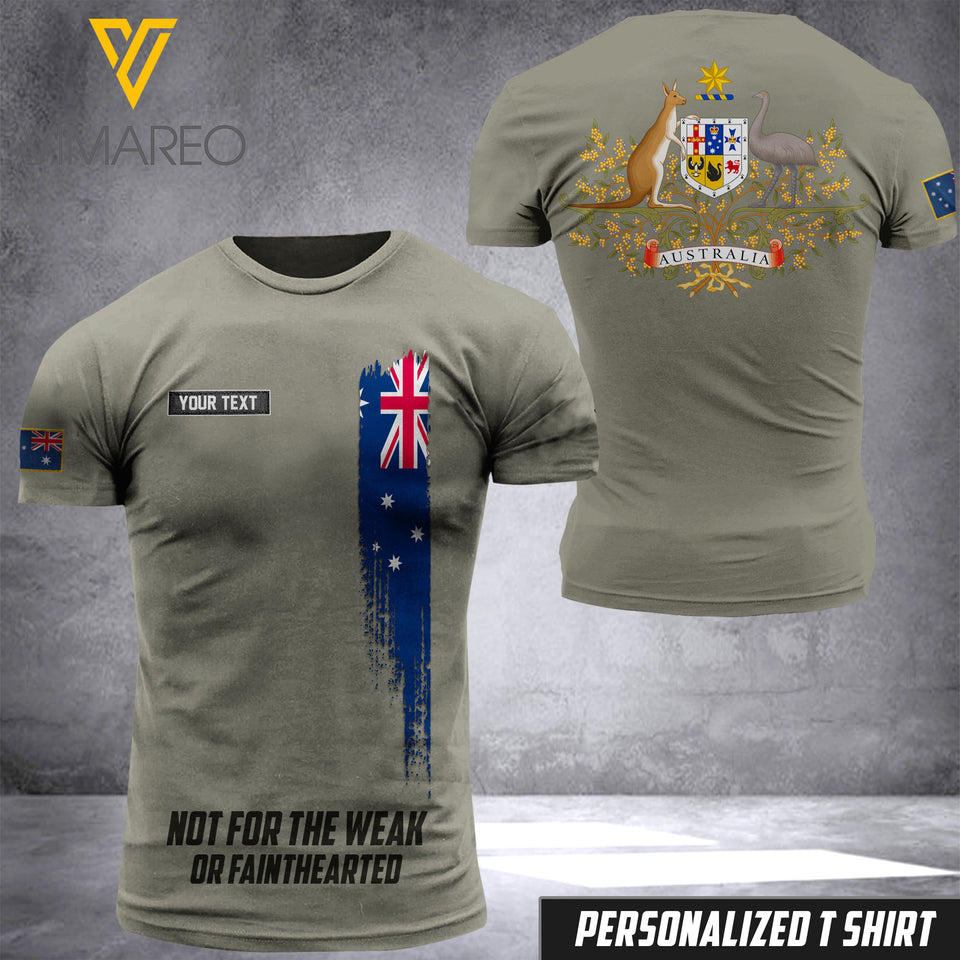 Customized Australian Soldier 3D Printed Combat Shirt EZQ144