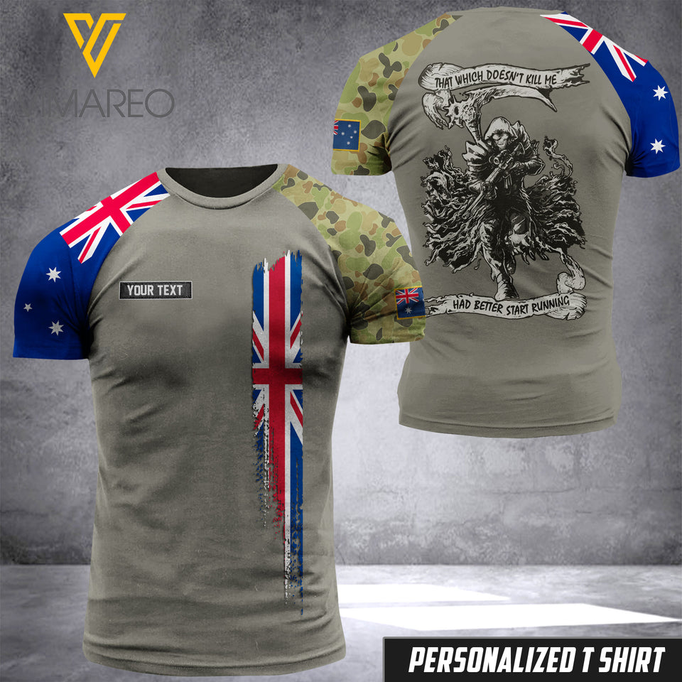 Customized Australia Soldier 3D Printed Combat Shirt EZQ094