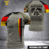 Customized German Soldier 3D Printed Combat Shirt EZQ210521