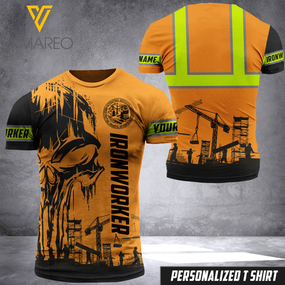 Customized Ironworker 3D Printed Combat T Shirt/Mask Hoodie EZQ60521
