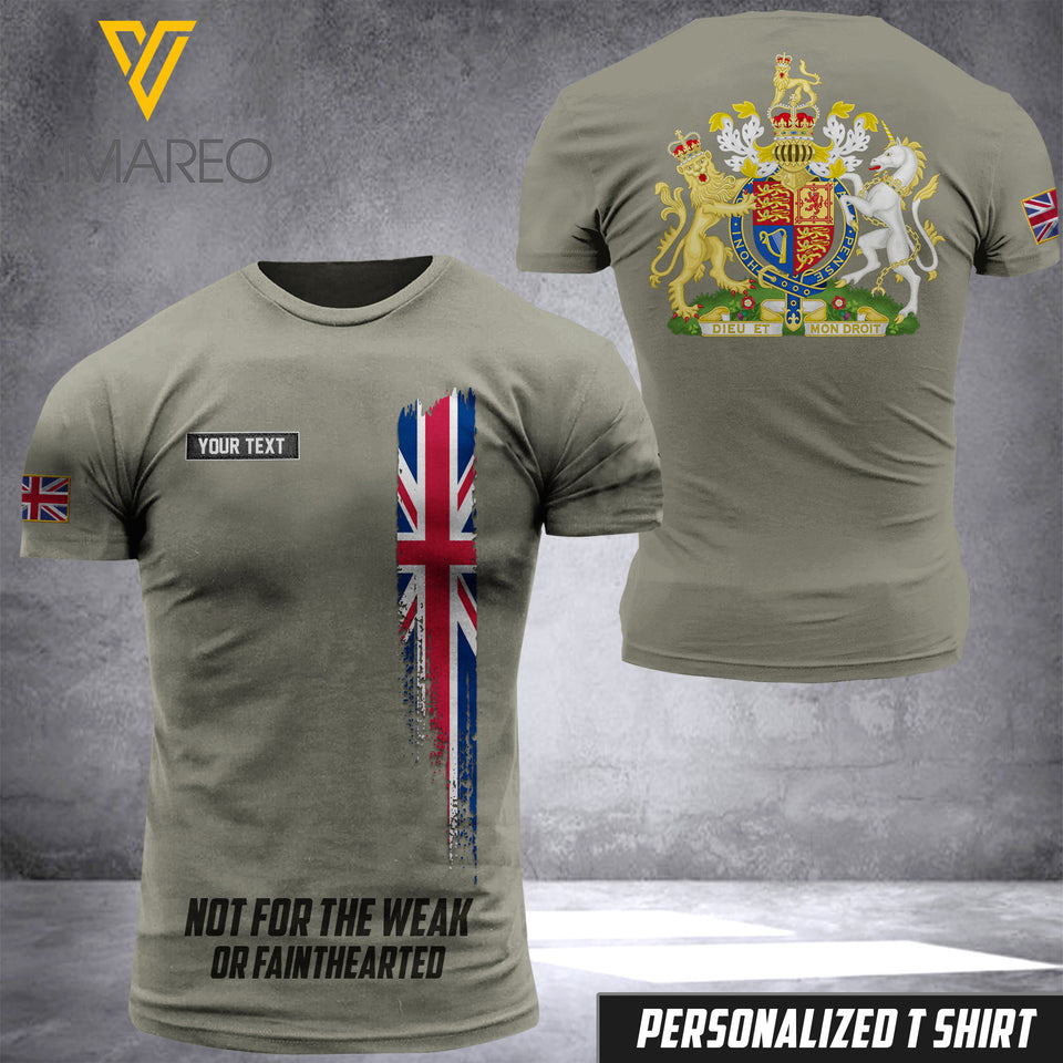 Customized British Soldier 3D Printed Combat Shirt EZQ144
