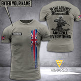 Customized British Soldier 3D PRINTED SHIRT VQ250122
