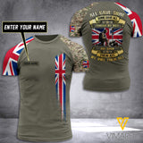 Customized British Soldier 3D Printed Combat Shirt EZT1205