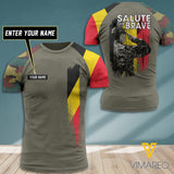 Customized Belgian 3D Printed Combat Shirt EZT1607