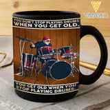 Old Drummer STEEL MUG 12OZ 3D PRINTED
