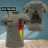 Customized German Soldier 3D Printed Combat Shirt EZT240621