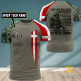 Customized Denmark soldier 3D Printed Shirt EZT1507