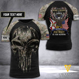 Customized Florida Patriot 3D Printed Combat Shirt EZT080621