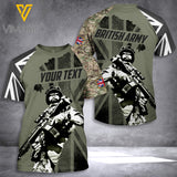 Customized British Soldier 3D Printed Combat Shirt EZT100621