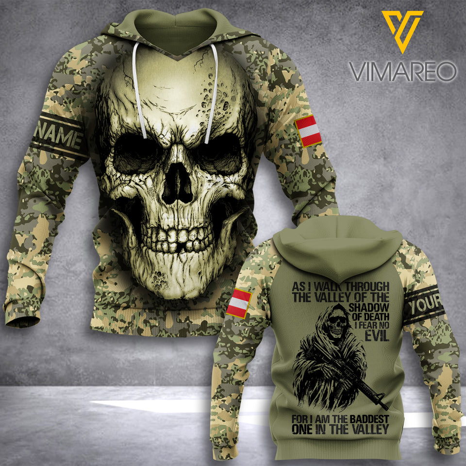 Customized Austria Soldier 3D Printed Combat Shirt EZQ090621