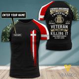 Customized Denmark Soldier 3D Printed Shirt EZT0707