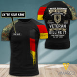 Customized German Soldier 3D Printed Shirt EZT0707