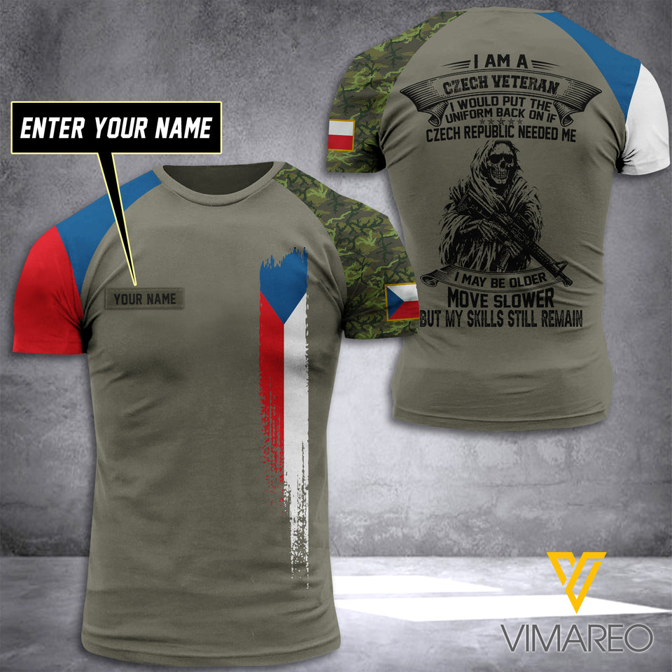 Customized Czech Soldier 3D Printed Combat Shirt EZT074