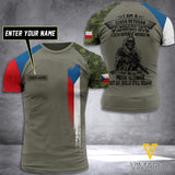 Customized Czech Soldier 3D Printed Combat Shirt EZT074