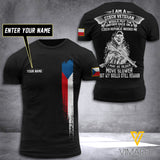 Customized Czech Soldier 3D Printed Shirt ZT064