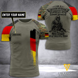 Customized German Soldier Combat 3D Printed Shirt/Hoodie ZT064