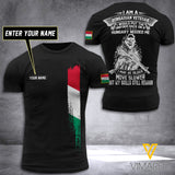 Customized Hungary Soldier 3D Printed Shirt EZT074
