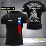 Customized Slovenia Soldier 3D Printed Shirt EZT074