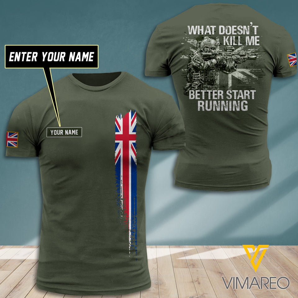 Customized British Soldier 3D Printed Combat Shirt EZT220621