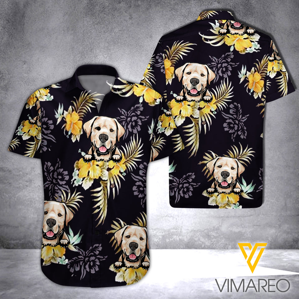 Labrador 3d Printed Hawaii Shirt EZQ210621